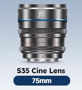 SIRUI Night Walker 16mm T1.2 S35 Wide Angle Cine Lens, Large Aperture Manual Focus Lens (MS16E-G,...