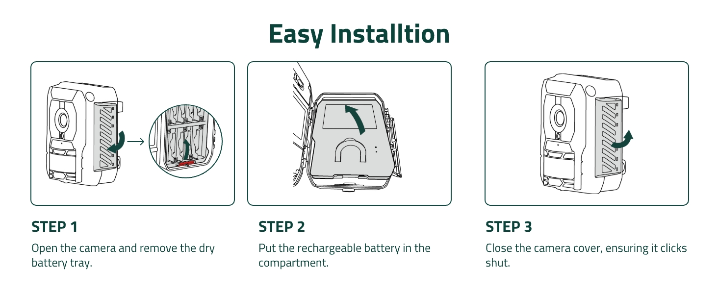 rechargeable battery pack for Camovue talon pro security camera outdoor wireless