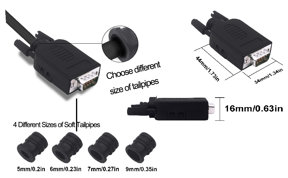 DB9 Solderless Connector
