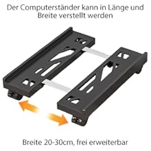 CPU Stand PC Stand Computer Mount Tower Holder Cart Computer Case Main Frame