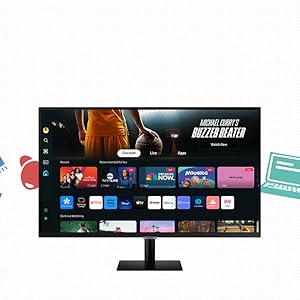 Samsung 32 smart tv 4k ultrahd uhd ultra hd monitor speakers