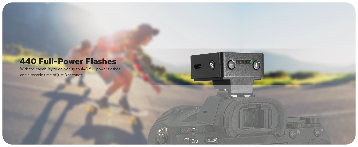 440 Full-Power Flashes