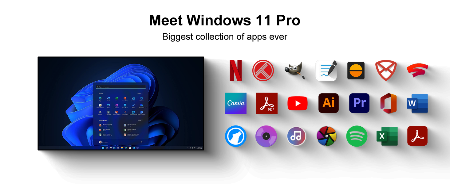 mini pc，windows 11 Pro