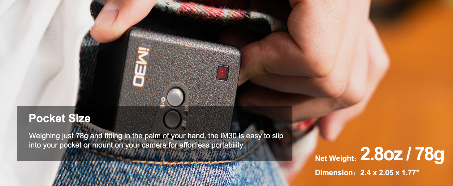 Godox iflash iM30 Mini Camera Flash for Sony Canon Nikon Fuji Olympus Cameras