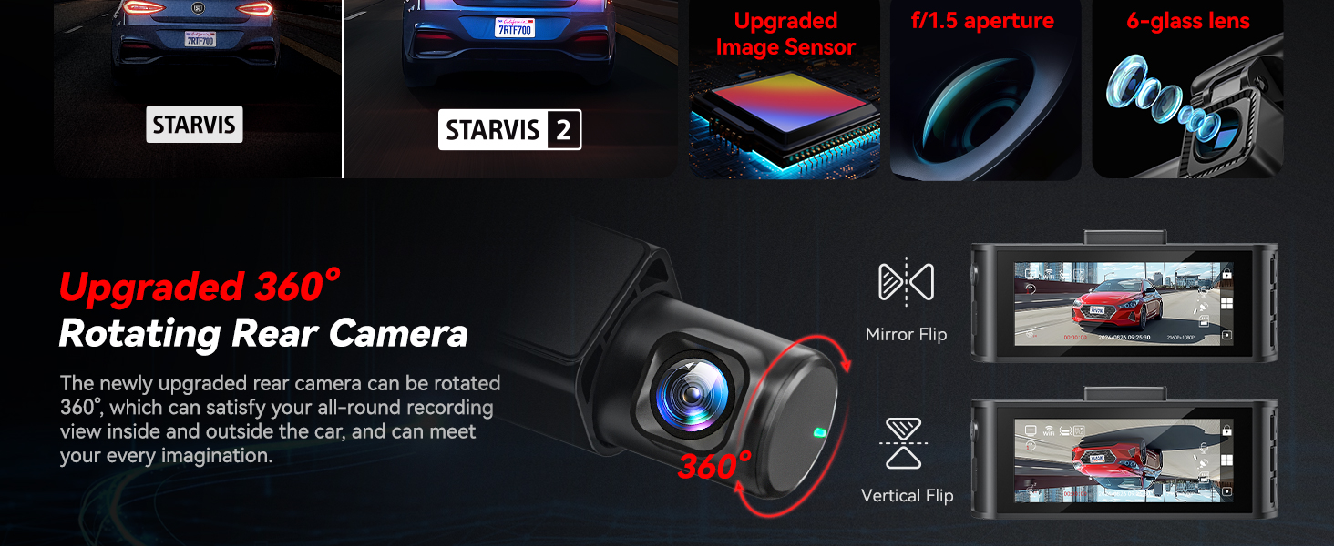 dash cam front and rear