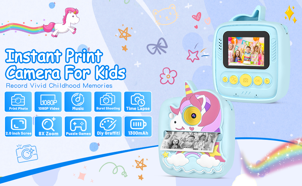 YKSLEMON kids camera