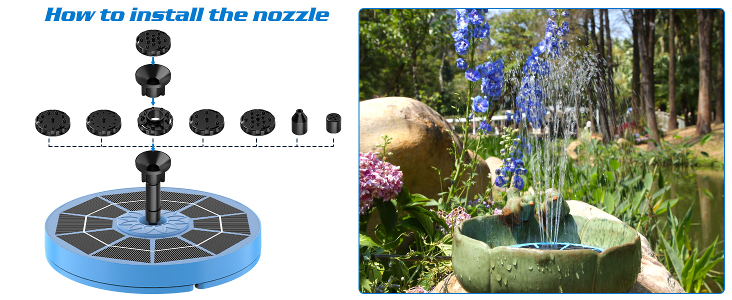 solar fountain