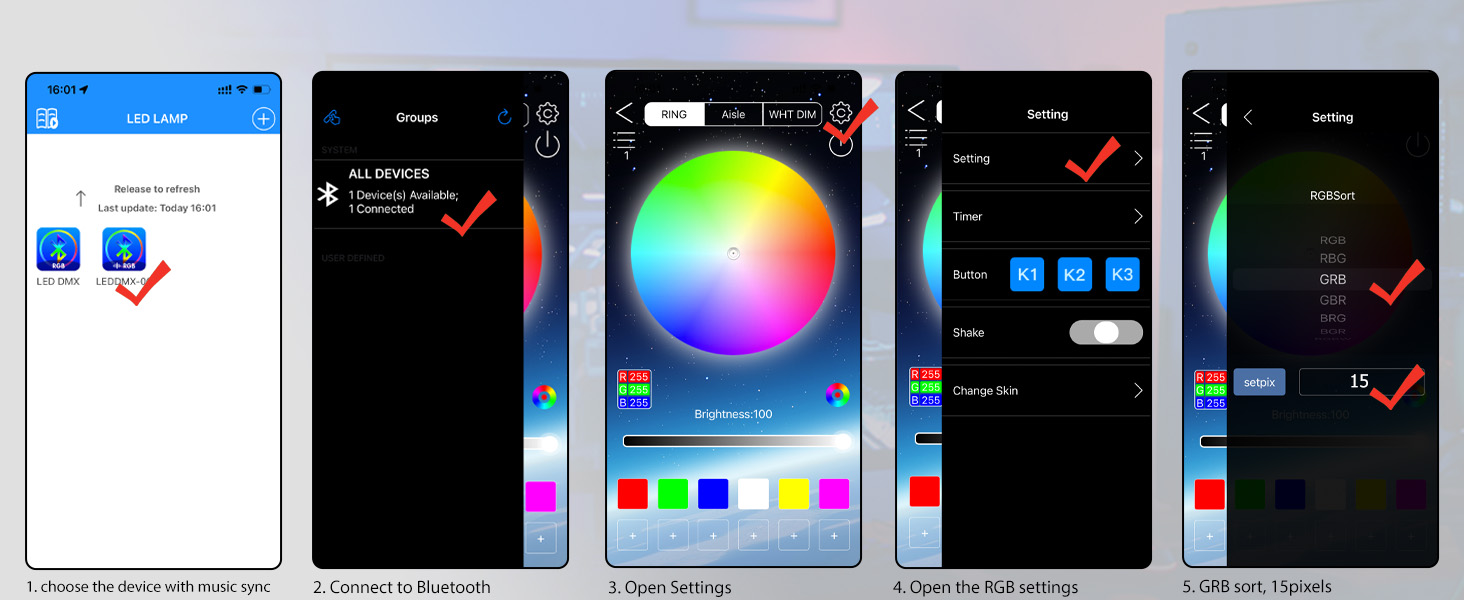 app settings