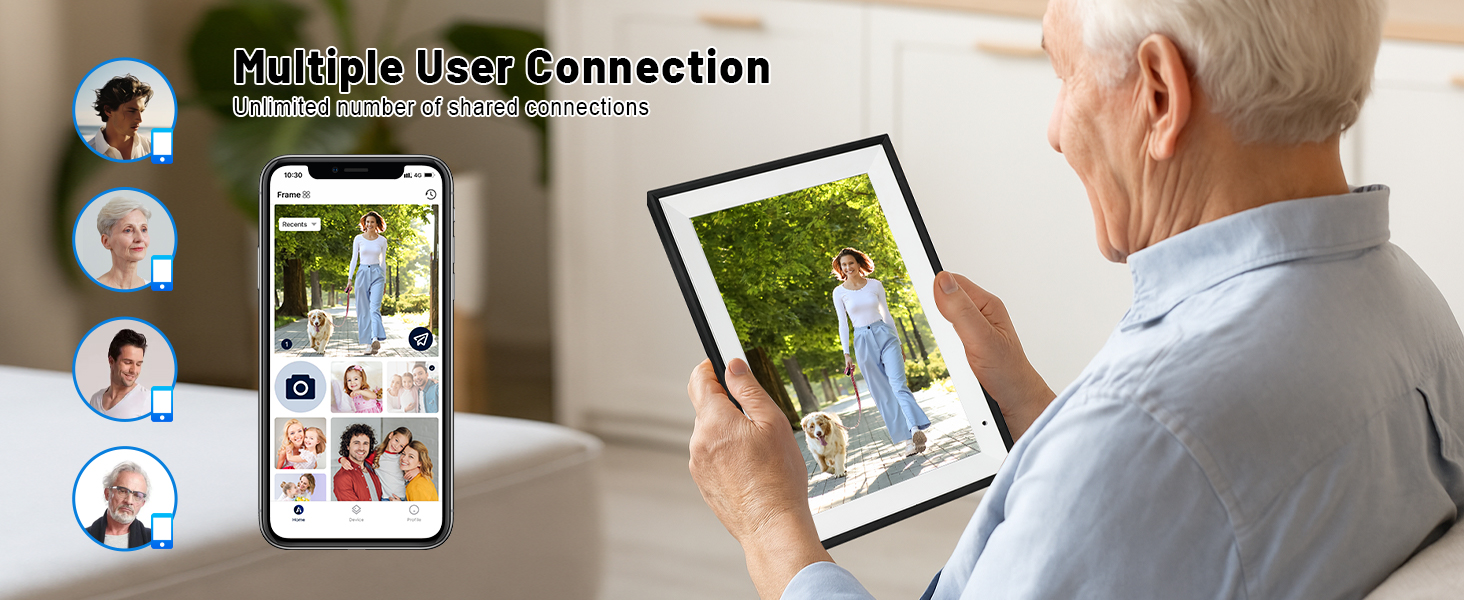 HD Wifi Digital lmage Frame