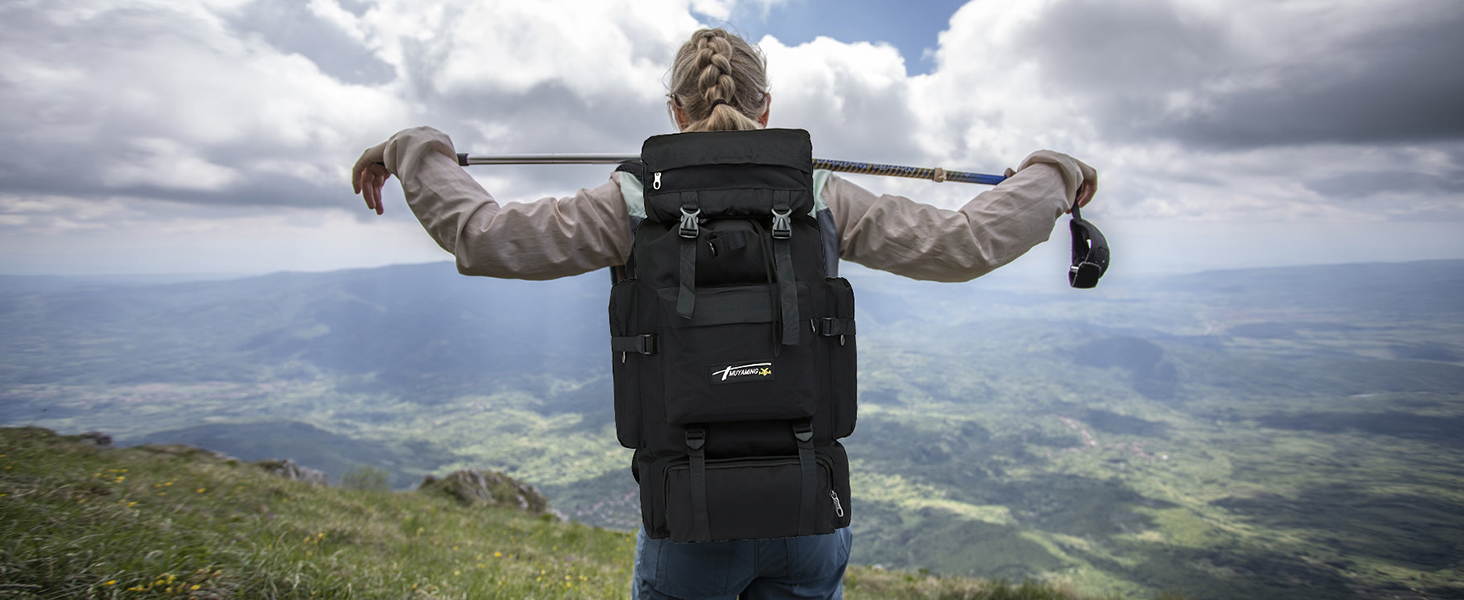 Lightweight Outdoor Sport Travel Daypack 70L Rucksack for Climbing