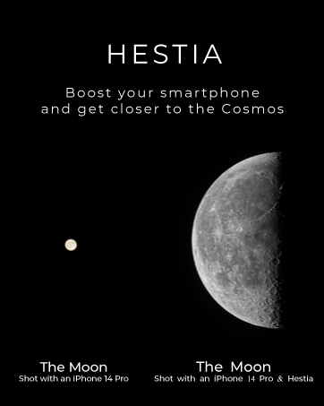Hestia smart telescope for smartphones