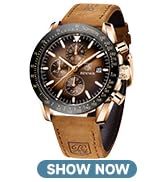 BY BENYAR Mens Watch Watches Men Chronograph Date Analog Quartz Movement Stylish Sports Designer ...
