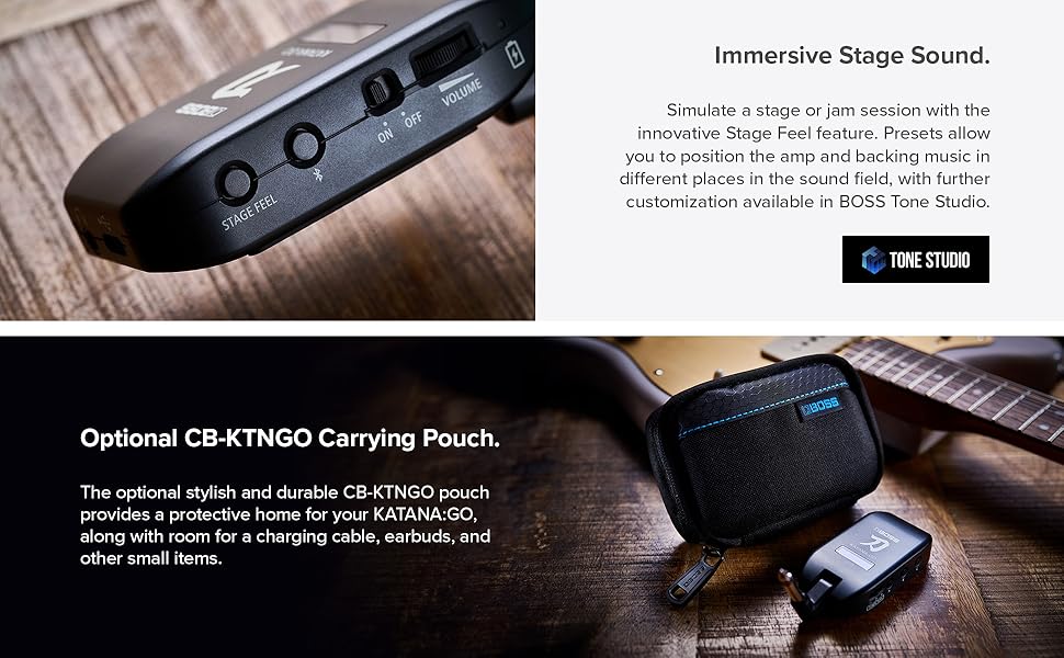 Bluetooth; Switch; Stage Feel; Clean; Crunch; Gain; Distortion; Reverb; Delay; Modulation; Chorus