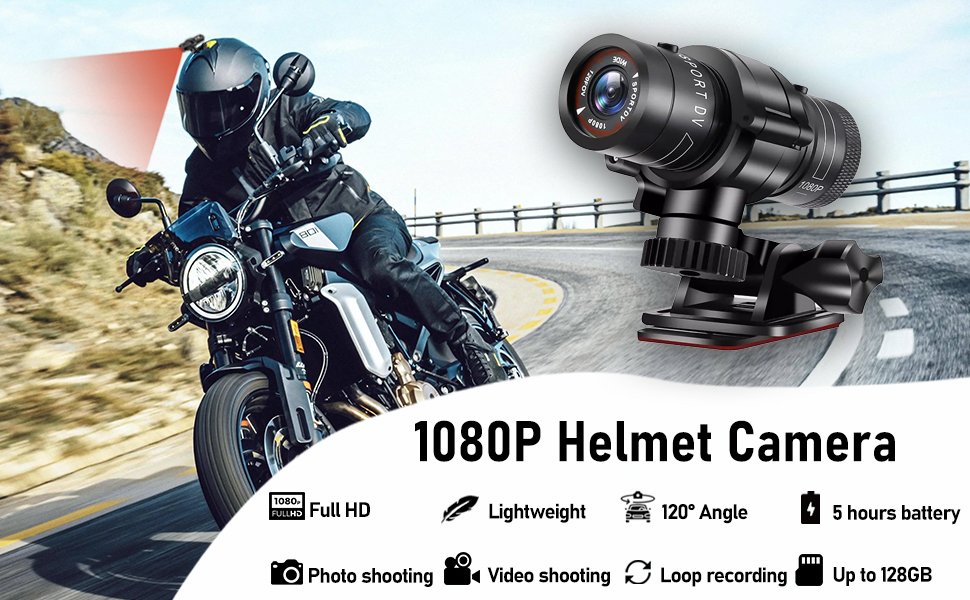 Bayehngs Mini Duim Actiecamera - Draagbare 1080P POV Camera, Magnetisch, 150 Min Batterij Voor Fiets, Motor & Vlog