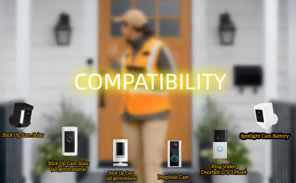 ring doorbell battery charger plus stick cam video camera batteries spotlight charging station pack