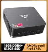 NiPoGi Mini PC Twin Lake-N N150(Beat N100, Up to 3.6GHz), Mini PC Windows 11 Pro 16 GB RAM 1TB M....