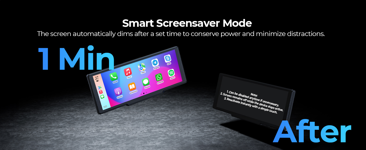 car play screen for car