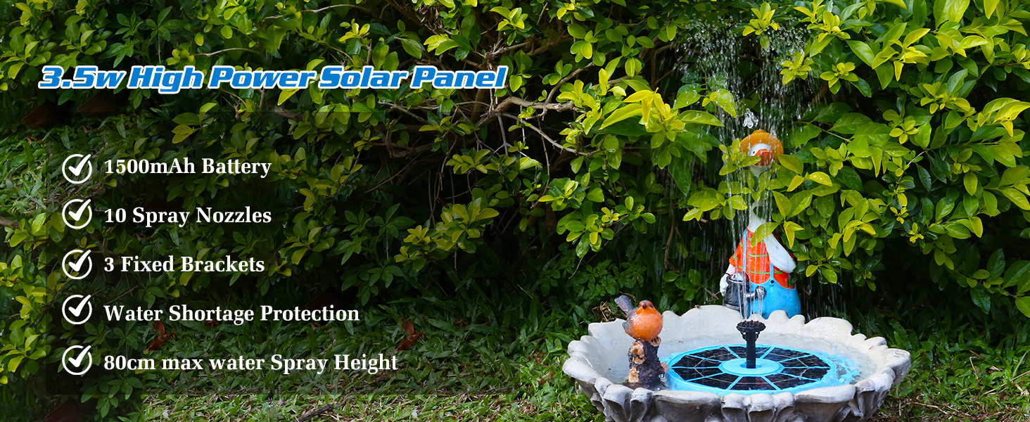 solar fountain