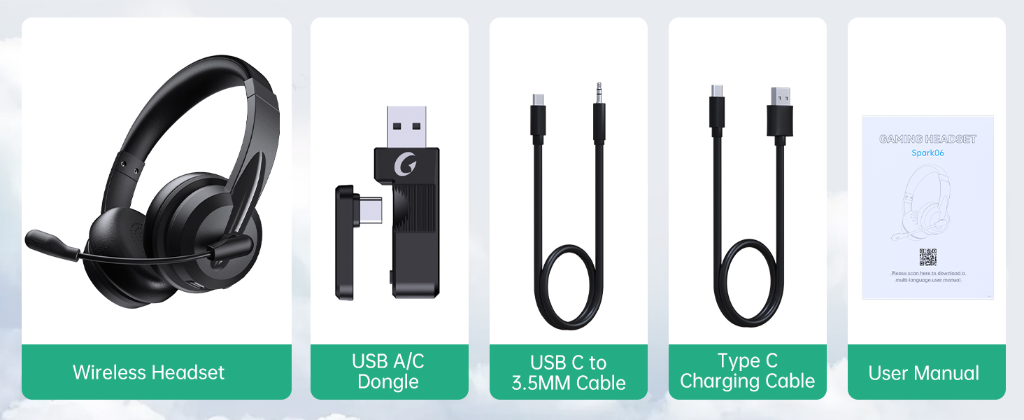 wireless headphones with microphone