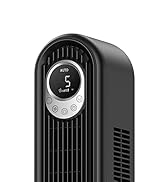 Dreo Smart Tower Fan, 28dB Quiet Standing Fans for Bedroom, 25ft/s Velocity Electric Cooling Fan,...