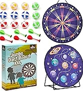 velcro kids dart board set childrens soft dartboard sticky balls safe darts target board