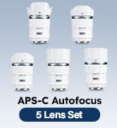 SIRUI Sniper 16mm 75mm Autofocus Lens Set, F1.2 Wide Angle APS-C Camera Lens for A5 A6 A7 FX A9 Z...