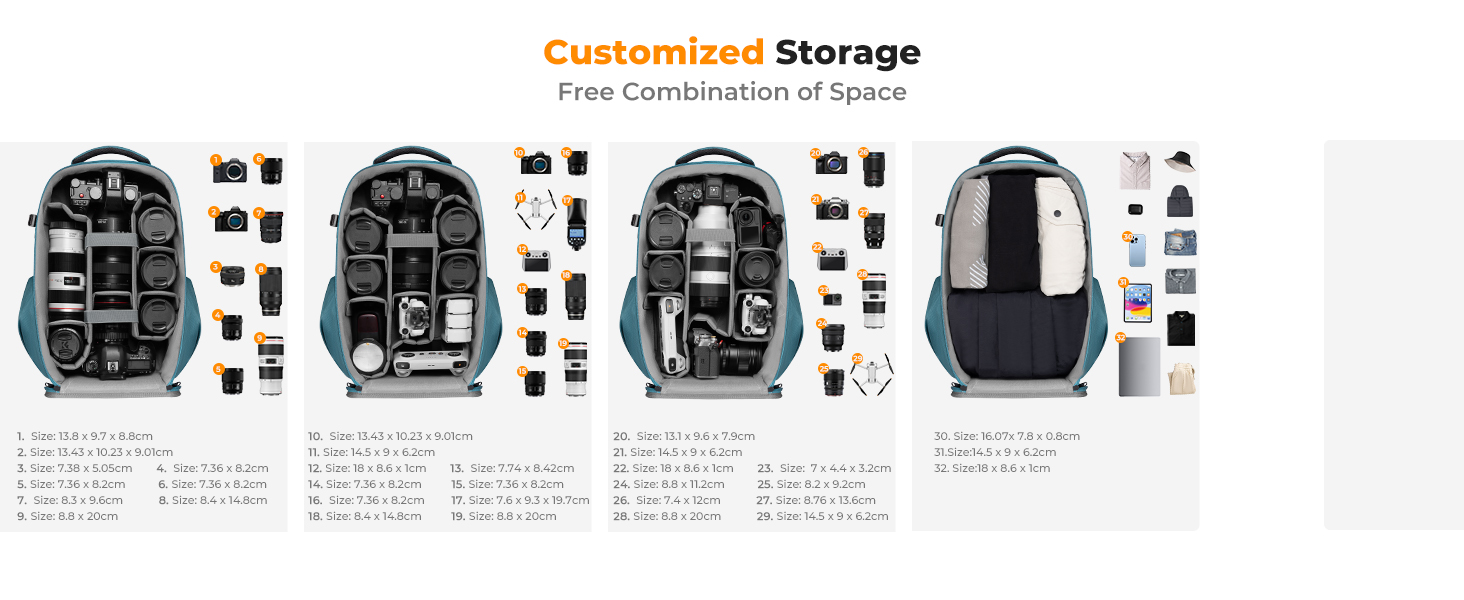 K&F Concept Camera Bag, Professional