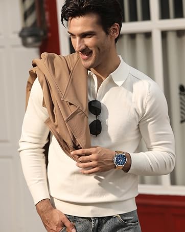 BY BENYAR Mens Watch Analog Quartz Movement Stylish Chronograph Casual Sport Design 30M Waterproo...