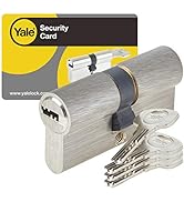 Yale - Y110B/40/122/1 Standard Security 40mm Brass Padlock - Open Steel Shackle - 3 S...