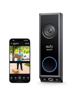 eufy Security Video Doorbell E340 Dual Cameras with Delivery Guard 2K Full HD Wireless Video Doorbell Camera
