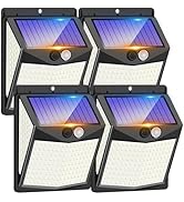 Outdoor Solar Lights, 238 LED Solar Security Lights and 3 Modes Motion Sensor 270° Wide Angle Sol...