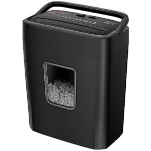 Bonsaii 8-Sheet Cross-Cut Paper Shredder for Home Office