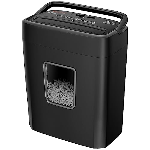 Bonsaii 8-Sheet Cross-Cut Paper Shredder for Home Office