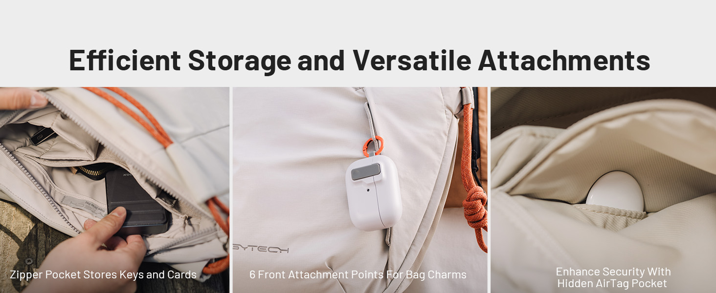 Efficient Storage and Versatile Attachments