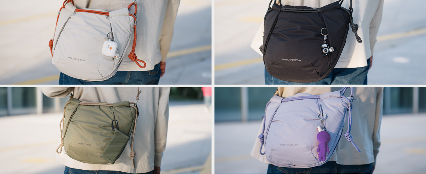 colorful small camera bag