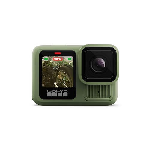 GoPro HERO13 Black in Forest Green - Waterproof Action Camera with 5.3K60 Video