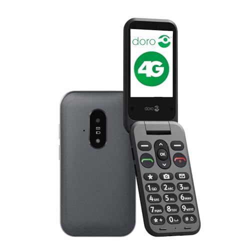 Doro - Leva E20 4G Flip Phone for Seniors – Large 2.8" Display