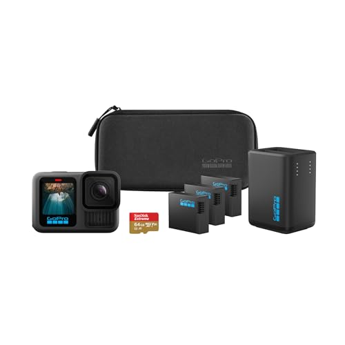 GoPro HERO13 Black Extended Power Bundle - Includes Dual Battery Charger