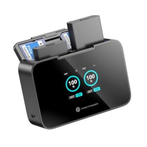 FirstPower 2-Pack LP-E10 Battery and 20W Fast Dual Charger Replacement for Canon EOS Rebel T3