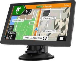 Sat Nav for Car Truck – 9 Inch GPS Navigation with 2025 UK & Europe Maps