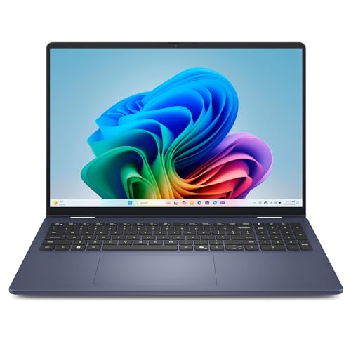 Dell 16 Plus 2-in-1 Laptop Copilot+ db06250 16.0-inch 16:10 2.5K (2560 x 1600) Touch HDR 600