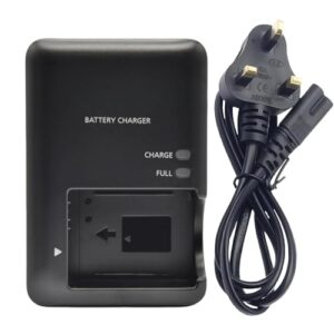 NB-10L Battery Charger Compatible with Canon CB-2LC CB-2LCC CB-2LCE Charger PowerShot SX40 HS SX50 HS SX60 HS G1X G3X G15 G16 Digital SLR Camera & 120cm AC Power Cord