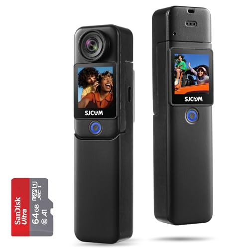 SJCAM C300 4K 7Hr Dual Touch Screen 2-in-1 Vlogging Camera