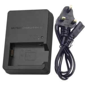 MH-32 Quick Battery Charger Compatible with Nikon EN-EL25 EN-EL25a Battery Z50 Z50II ZFC Z30 Digital SLR Camera &120cm AC Power Cord
