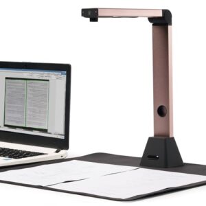 Venkillian Document Scanner & USB Doc Camera: Portable A3 Scanner for Teachers with OCR | Windows Book Scanner Camera | Classroom Teaching Visualizer Overhead Document Reade