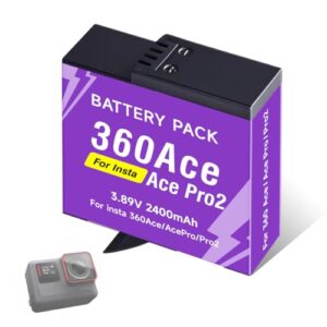 CITYORK [1 Pack] 2400 mAh Replacement Battery for Insta 360 Ace / 360 Ace Pro / 360-Ace Pro 2 Camera