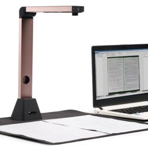 Gtremulent Portable Document Scanner & Camera: 8MP HD A3 Size Capture with OCR - USB Doc Cam for Teachers Classroom - Windows PC Book Scanning - Auto-Flatten Artwork