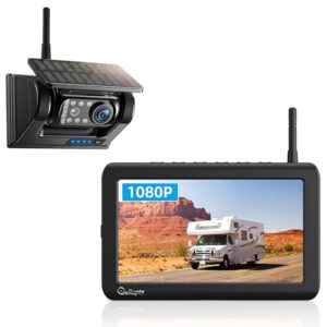 Solar Powered Wireless Reversing Camera Kit 7" 1080P Monitor