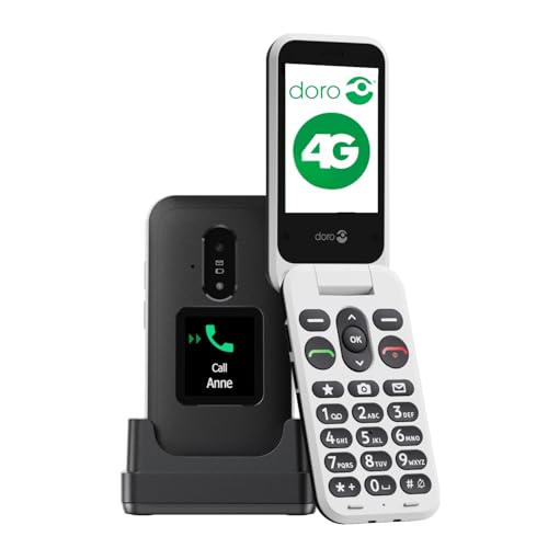 DORO Phone - Doro Leva E30 - 4G Flip Phone For Elderly - Large 2.8" Screen