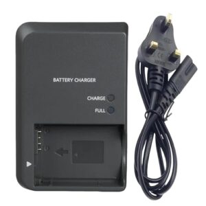 CB-2LZE NB-7L NB-7LH Battery Charger Compatible with Canon G10 G11 G12 SX30 SX30IS IS Digital SLR Camera & 120cm AC Power Cord